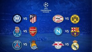 Lịch thi đấu vòng 1/8 Champions League chính thức được xác nhận.